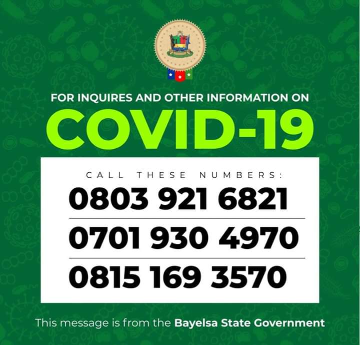 COVID-19: Bayelsa Extends Lockdown
