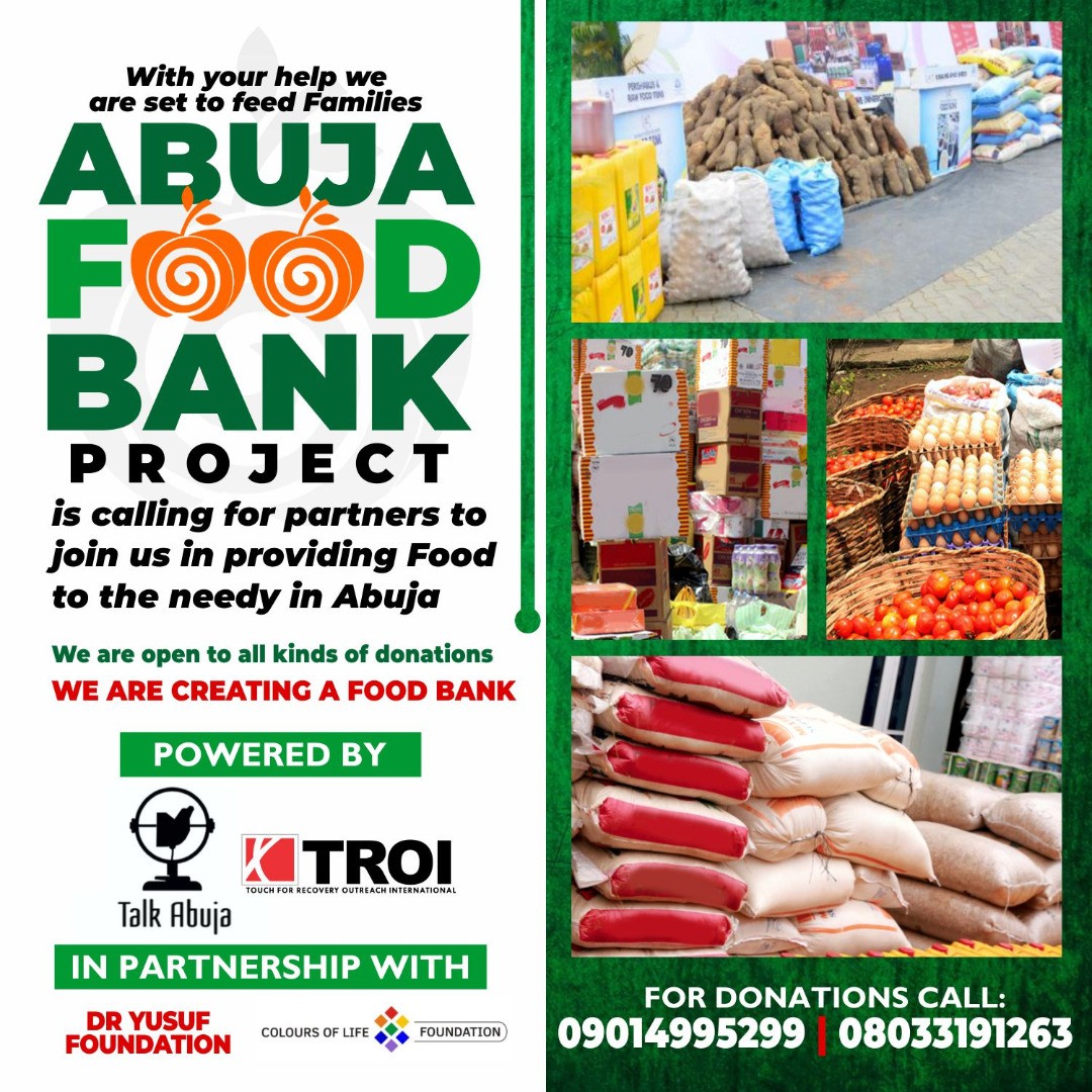 NGOs partner to set up Food Bank to help vulnerable persons in Abuja