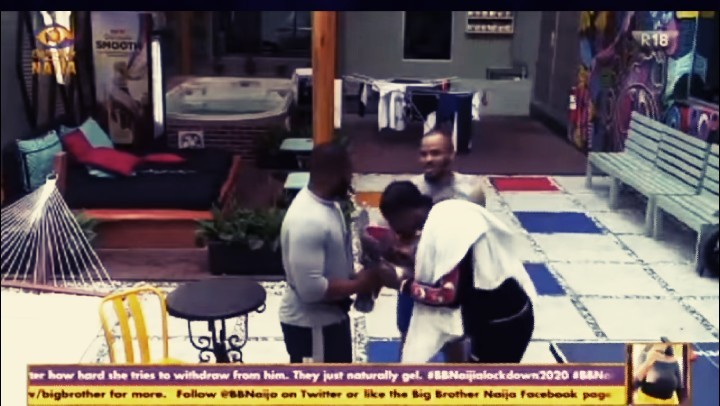See How Neo Received, Presented the Flowers for Vee, #BBNaija [Video]