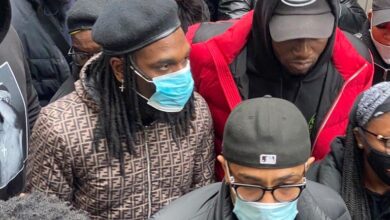 Burnaboy Spotted in London EndSARS Protesters [Video]
