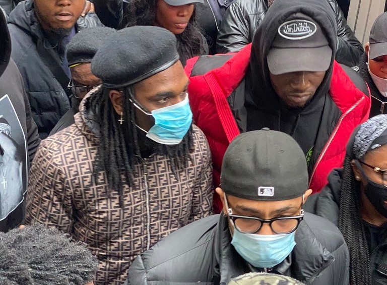 Burnaboy Spotted in London EndSARS Protesters [Video]