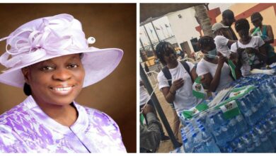 #EndSARS Protesters: Adeboye's Wife donates Truck Loads of Food [Video] 