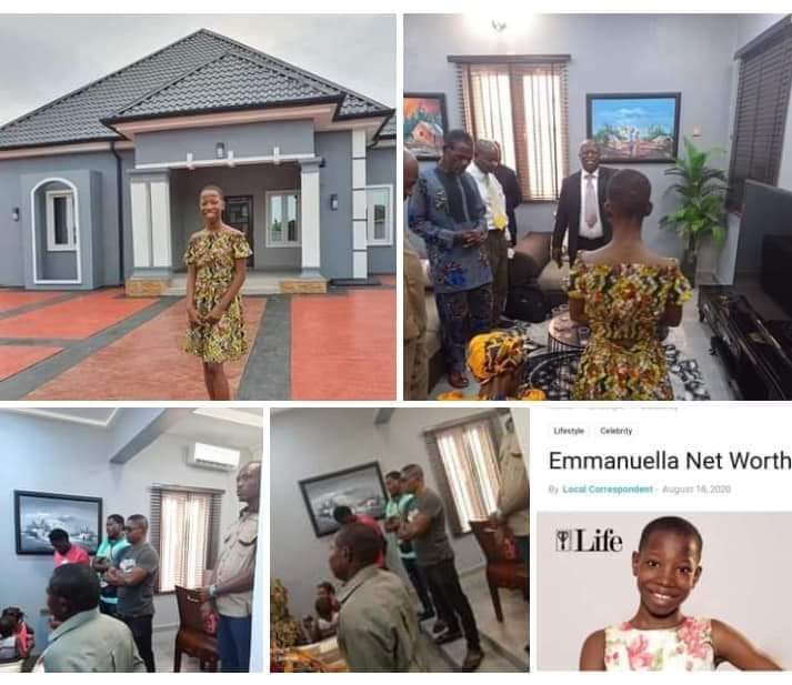 Nigerian Comedienne, Emmanuella Completes Portable House For Her Mother [Photos]