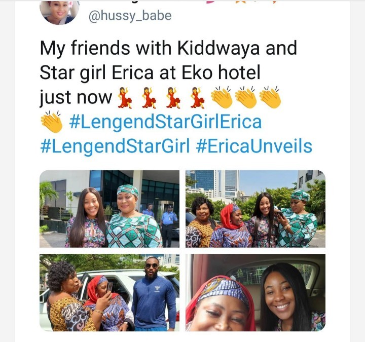 Fans Reacts As Kiddwaya and Erica Avoids Photo Session together At Chance Meeting [Photos]