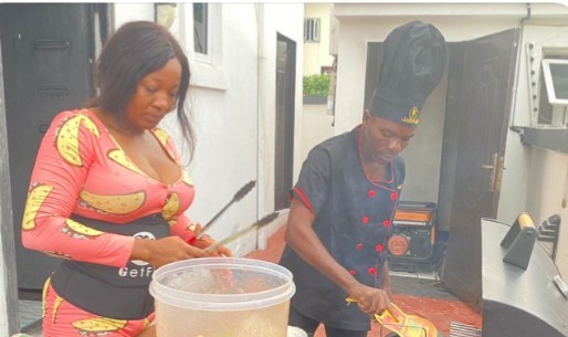 Lucy Shows Forth Her Work Skills in Grills [Photo]