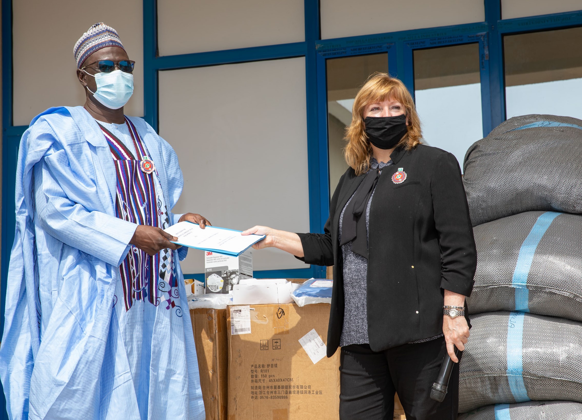 Handover of AFRICOM-Supported COVID-19 Personal Protective Equipment