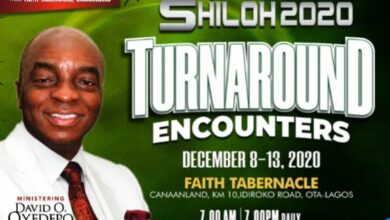 Winners Chapel Shiloh 2020 Day 2 Live Broadcast – Turnaround Encounter (Wednesday 9th December 2020)