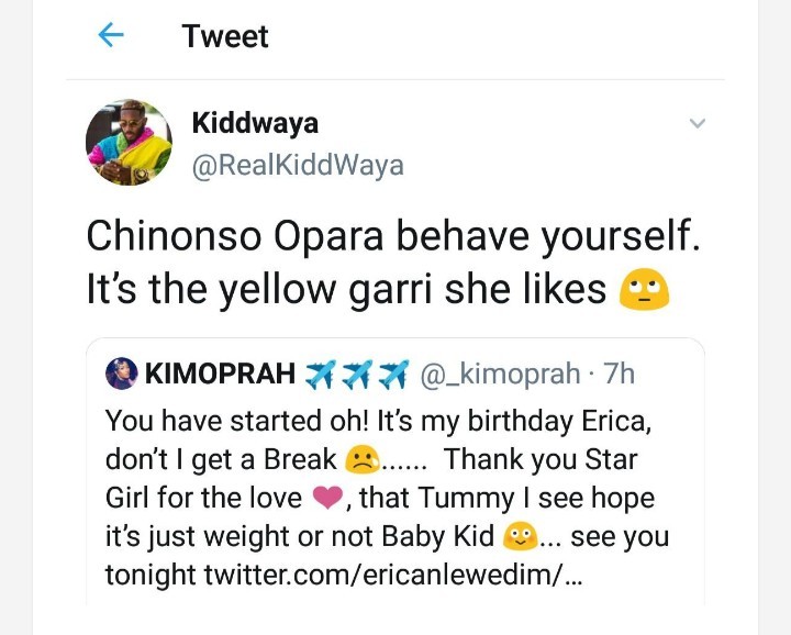 Is Erica Pregnant, As Kiddwaya Reacts To Kim Oprah's Accusations