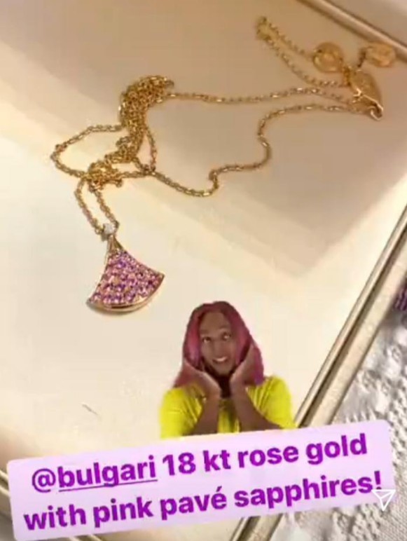 Mystery' Man Gifts DJ Cuppy Expensive Jewelry for Christmas [Photo]