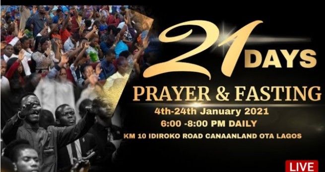 Winners Chapel 21 Days  Fasting and Prayers 5 January 2021 - Day 2