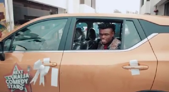 Aproko Winner Next Naija Comedy star Receives Brand New Car ]Video]