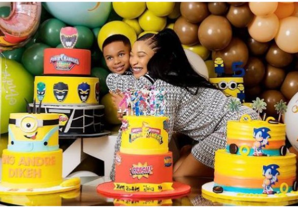 Tonto Dikeh Gifts Her 5-year Old Son 2 Acres of Cashew Plantation