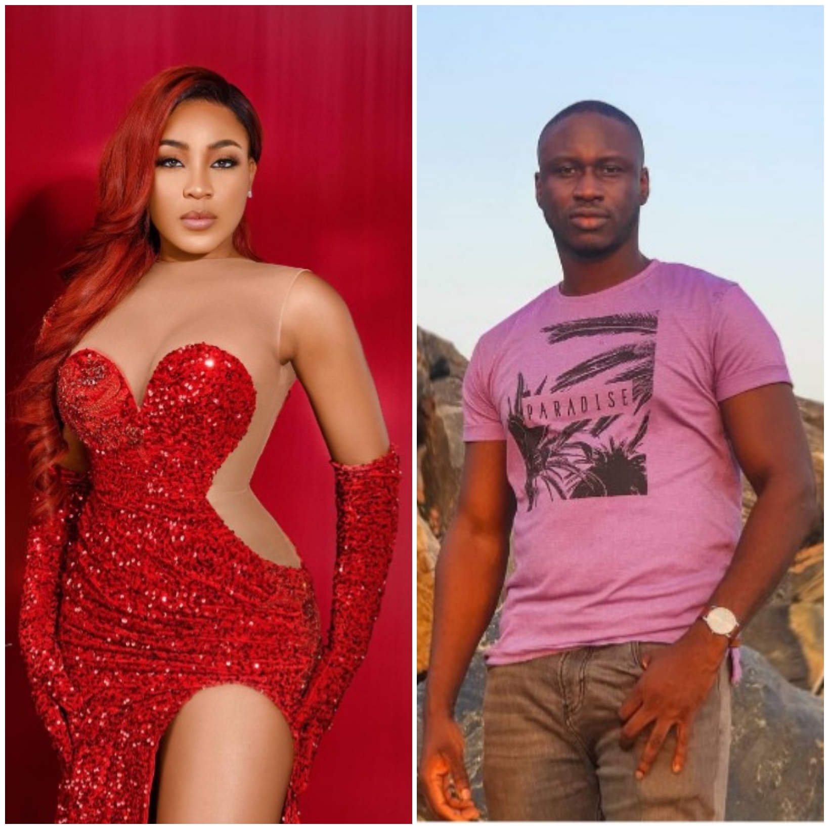 Erica Gives Out N1m to Comedian Femi For Tattoo of Name on His Hand