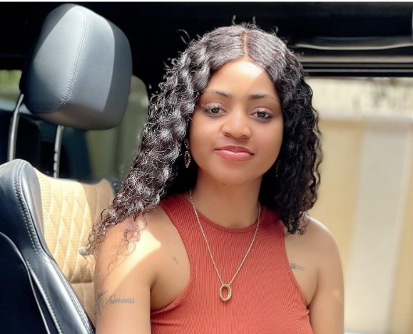 Regina Daniels' Step Daughter Says 'You are the Best, I Love You'