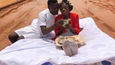 Man and His Newly Wed Celebrates Honeymoon on Road [Photo]