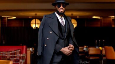 BBNaija Prince in Latest Mafia Suit as The Boss [Photo]