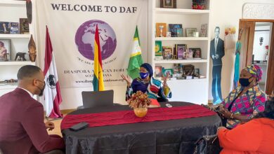 BBNaija Ozo Meets With Ambassador, Diaspora African Forum