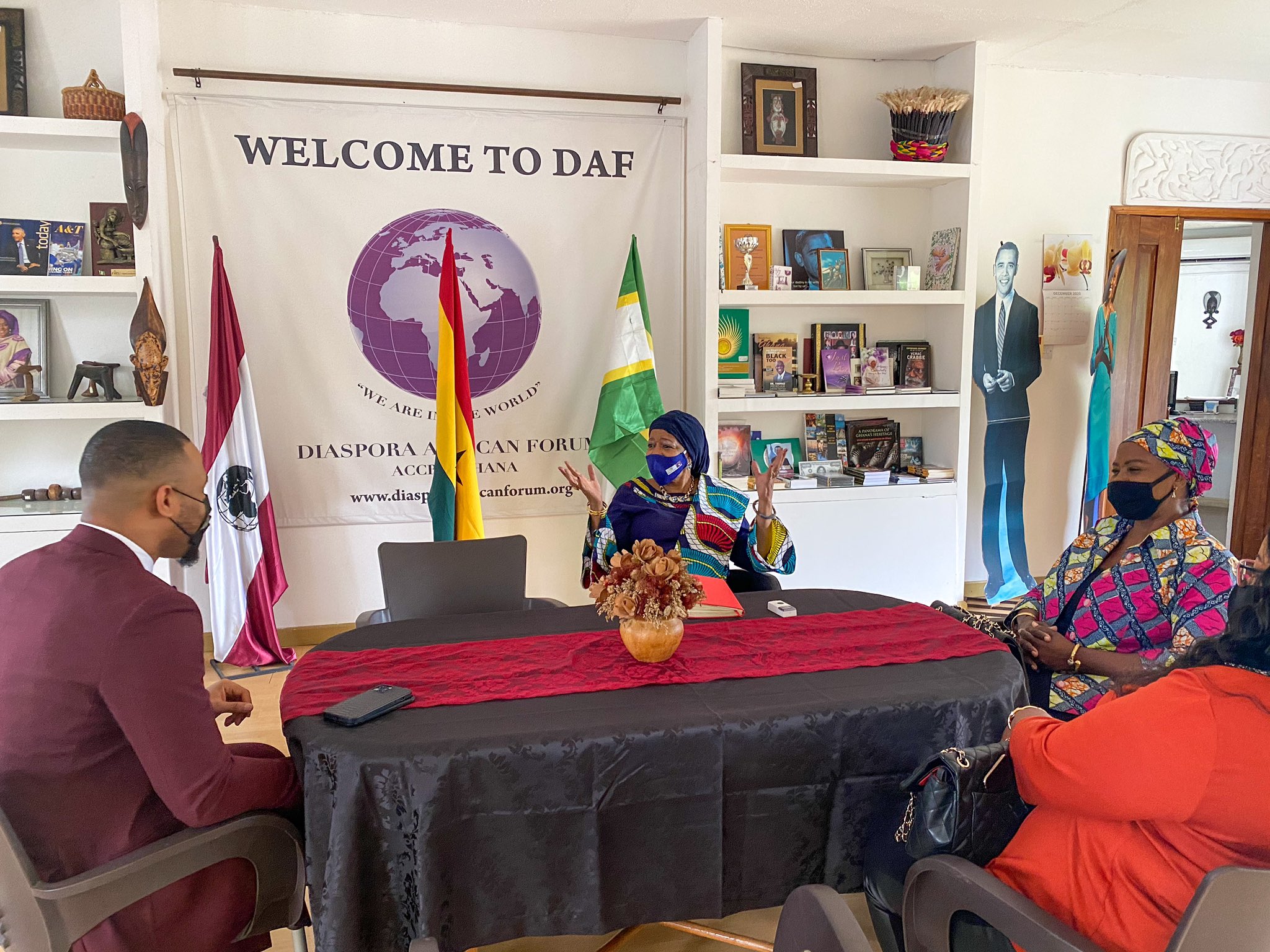 BBNaija Ozo Meets With Ambassador, Diaspora African Forum
