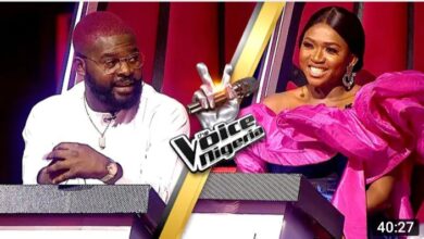 The Voice Nigeria Falz and Waje Battles For Spots in Live Show