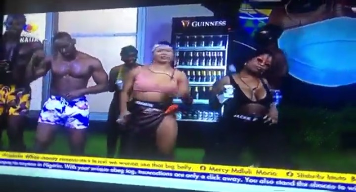 Liqurose Takes Over BBNaija 2021 Jacuzzi Party in The House