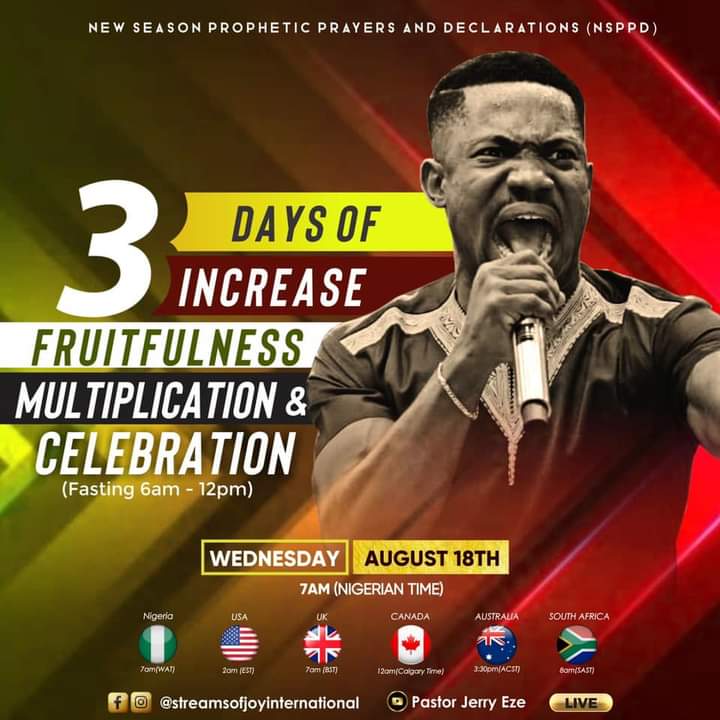 Live NSPPD Jerry Eze Prophetic Prayers 18 August 2021 |ALTAR OF FIRE|