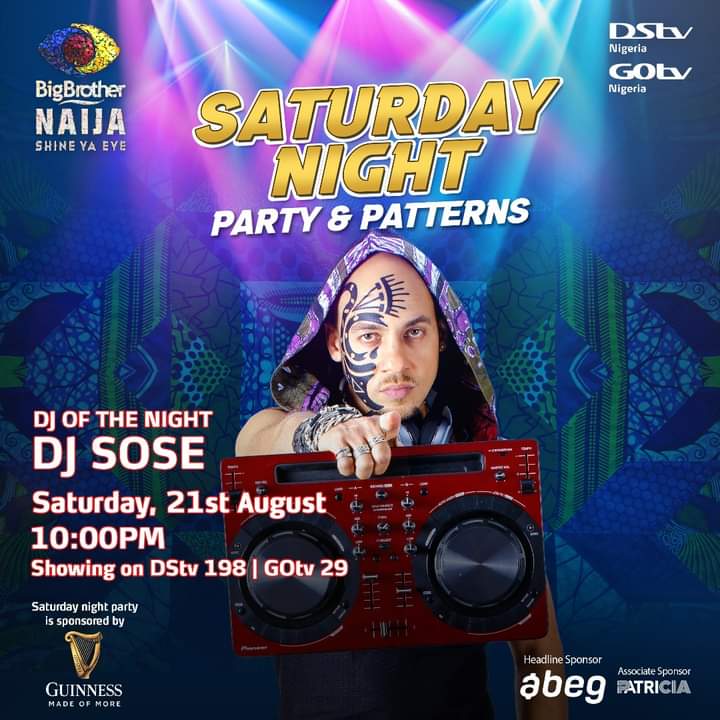 Live Streaming of BBNaija Saturday Night Party 21 August 2021