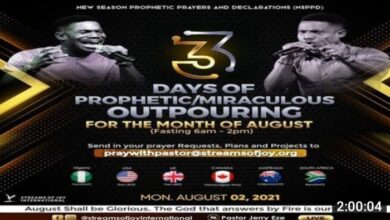 Pastor Jerry Eze Prophetic Prayers for 02 August 2021 [Video]