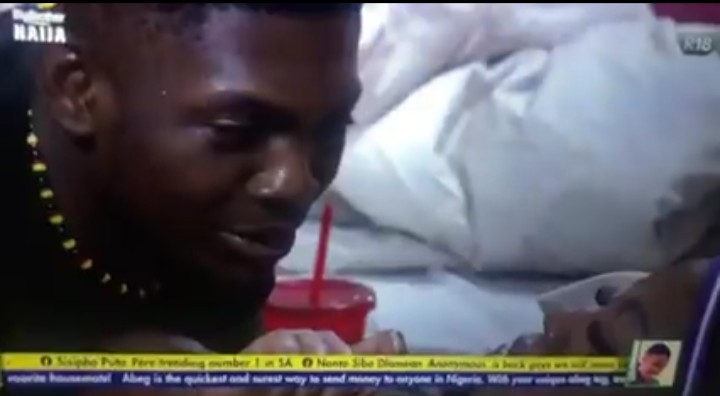 Sammie and Angel in Love Session in BBNaija 2021, See How