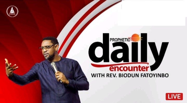 Join Daily Prophetic Prayers  Biodun Fatoyinbo 20 August 2021