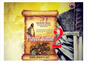 70 Days MFM Prayers and Fasting 27 September 2021 - Day 50