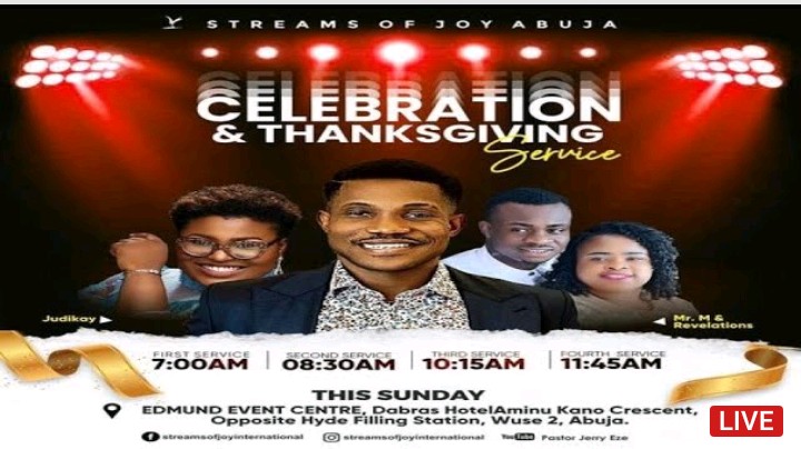 Join Pastor Jerry Eze For Birthday Thanksgiving 22 August 2021