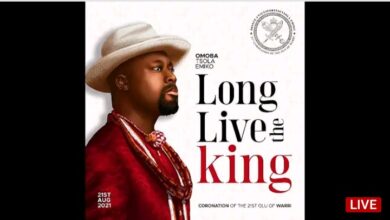 Live Streaming Coronation 21st Olu of Warri |LONG LIVE THE KING|