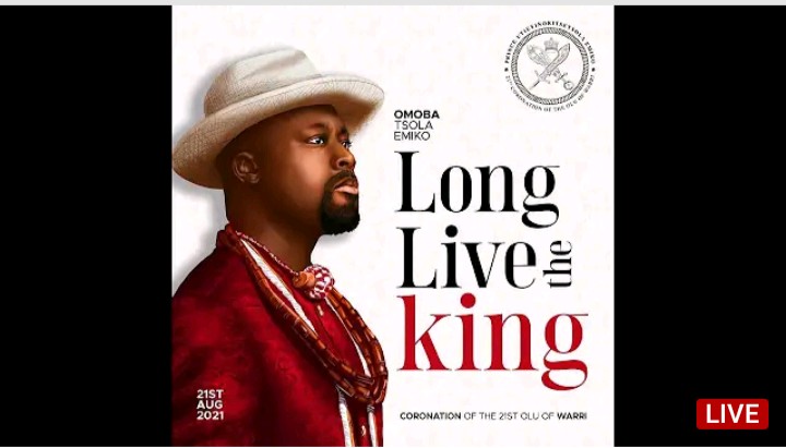 Live Streaming Coronation 21st Olu of Warri |LONG LIVE THE KING|