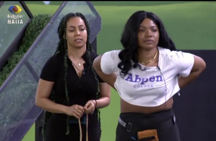 BBNaija Maria Angry at Liquorose, Reject Her Offer to Watch Movie