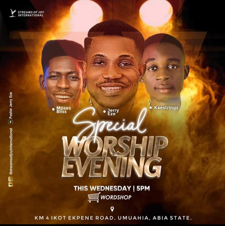 Watch Jerry Eze 25 August 2021 Special Evening Worship with Moses Bliss