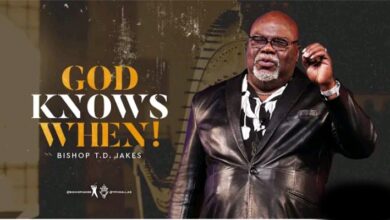 Daily Message of T D Jakes 26 August 2021 |GOD KNOWS WHEN|
