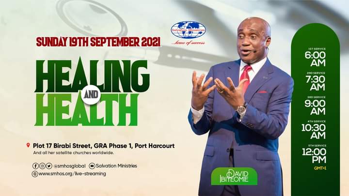 Live David Ibiyeomie Sunday Services 19 September 2021 - Health & Healing