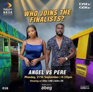 BBNaija Pere and Angel Play Double Jeopardy Game at 4.10pm