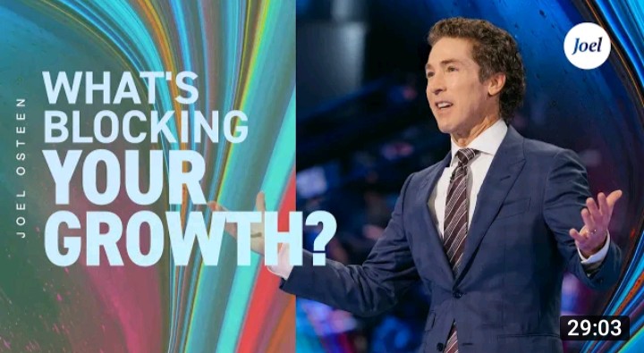 Joel Osteen Daily Motivation 8th September 2021 |WHAT'S BLOCKING YOU|