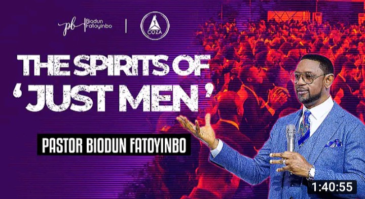 Biodun Fatoyinbo Daily Message 16 September 2021 - The Spirits of a Just Man
