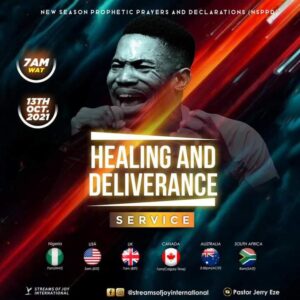 NSPPD Morning Prayers Jerry Eze 13 October 2021 - Healing Service