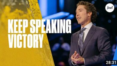 Keep Speaking| Joel Osteen Today Inspirational Message 18 October 2021 