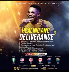 Live NSPPD Prayers Today Jerry Eze 21 October 2021 | Healing