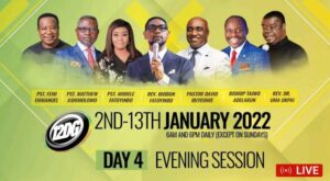 COZA 12 Days of Glory 5 January 2022 Evening |  Session Day 4