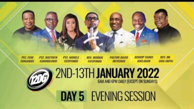 COZA 12 Days of Glory 6 January 2022 Evening |  Session Day 5