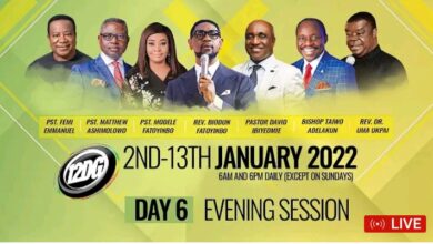 COZA 12 Days of Glory 7 January 2022 Evening |  Session Day 6
