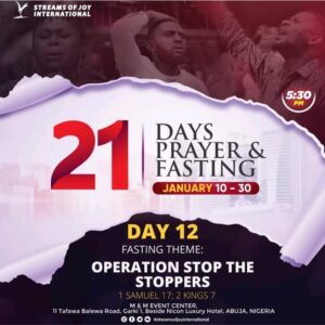 Jerry Eze Fasting and Prayers 21 January 2022 | Day 12 Prayer Points