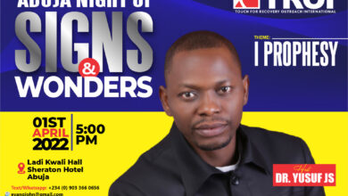TROI Announces Date, Venue For April Edition of Abuja Night of Signs and Wonders