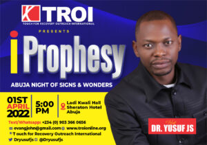 Abuja Night of Signs and Wonders Holds This Friday 1 April at Sheraton Hotel