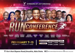 Live Run Conference 2022 Streams of Joy 7 February | Umuahia Day 1